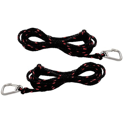 Extreme Max 3006.6799 PWC 5' Dock Line with Stainless Steel Snap Hook - Value 2-Pack - size: 5', style: Stainless Steel Hook