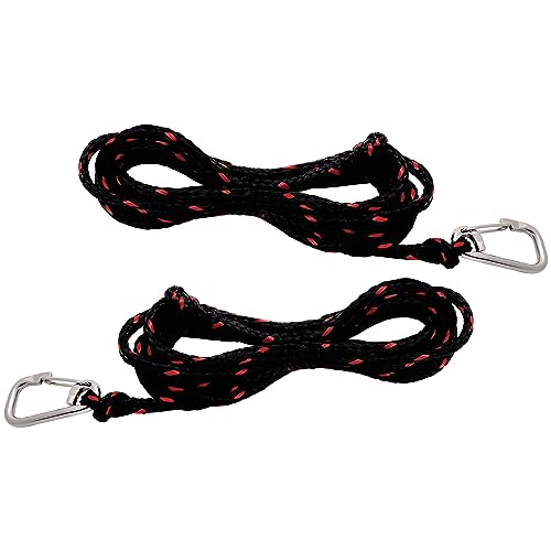 Extreme Max 3006.6806 PWC 9' Dock Line with Stainless Steel Snap Hook - Value 2-Pack - size: 9', style: Stainless Steel Hook