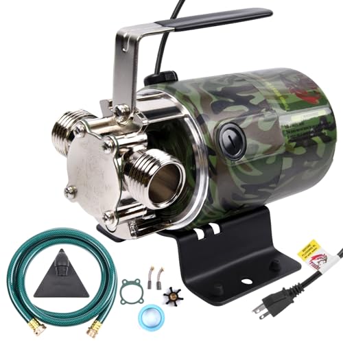 TIGEROAR Water Transfer Pump 115V Utility Pump 330 GPH for Water Removal