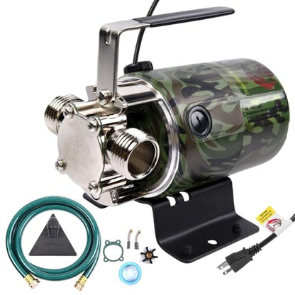 TIGEROAR Water Transfer Pump 115V Utility Pump 330 GPH for Water Removal