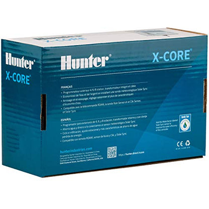 Hunter X-Core 8 Zone Sprinkler Timer, Indoor/Outdoor Sprinkler Controller