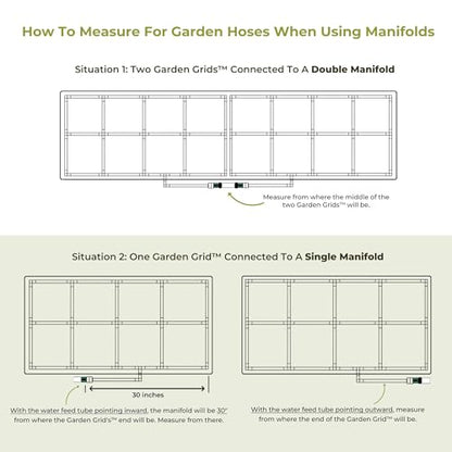 Garden Grid Manifold | Link Multiple Garden Grids | 17" Tall, Single Style - size: 17" Tall, style: Single