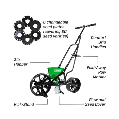 CHAPIN 8701G TurfPro Push Seeder Streamlines Row Planting in Prepared Soil - style: Newer Version