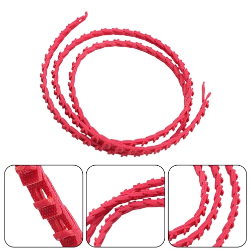 Power Twist V Belt, 3/8 Inches x 5 FT, Adjustable Link Polyurethane V-Belt Type Z, for Lathes, Drill Press, Table Saws, Bandsaws