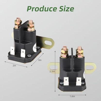 MaySpare Starter Solenoid Compatible With John Deere AM133094, MTD 725-04439 Cub Cadet Lawn Tractor