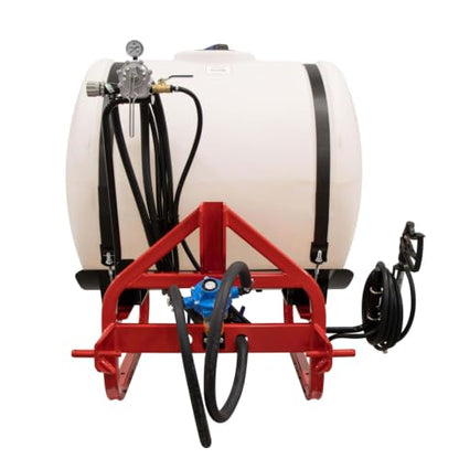 FIMCO 5303768 200 Gallon 3 Point Tractor Sprayer with 2 Broadcast Nozzles