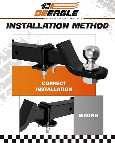 DEEAGLE Hitch Tightener Anti Rattle Stabilizer for 2.5" Trailer Hitch - size: 2.5 inch, style: Black