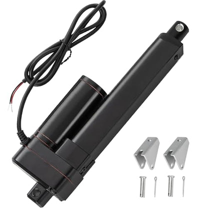 JQDML 4 Inch Stroke Linear Actuator 12V 440 lbs Heavy Duty IP65 Waterproof - size: 4"
