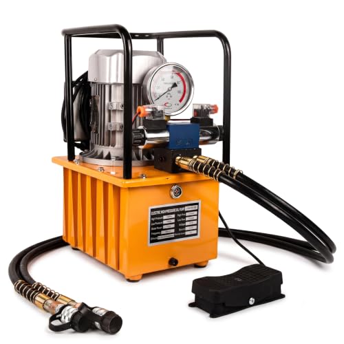 Electric Hydraulic Pump,750W,110V Double Acting,Solenoid Valve