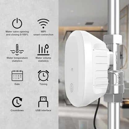 DN20 Smart Water Valve 3/4 Inch Smart Water Shutoff Valve Management System - color: 3/4"