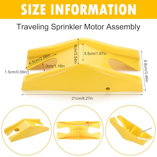 Newtay Traveling Tractor Sprinkler for Lawn Garden Traveling Sprinkler Head Motor Assembly Garden Watering System for Yard Lawn