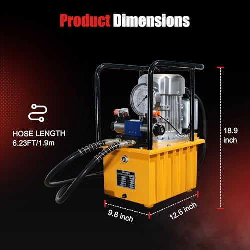 Electric Hydraulic Pump Double Acting 10000 PSI 8L Hydraulic Power Pack