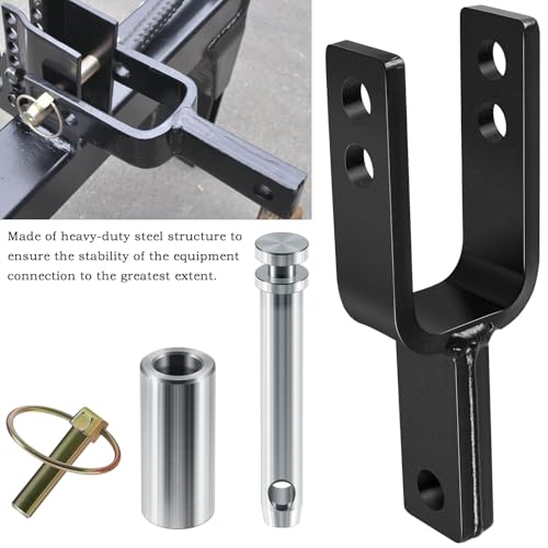 Versatile Quick Hitch Adapter with Adapter Sleeve Used to Adjust Top Link Bracket Movements for Category 1 top Link