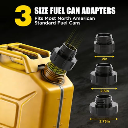 4.2 GPM Cordless Fuel Transfer Pump with Auto-Stop - color: black