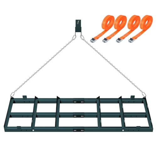 8FT Driveway Drag Harrow, Heavy-Duty Tow Behind Drag Harrow