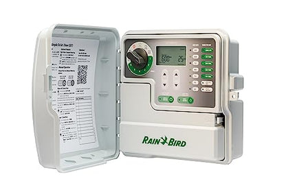 Rain Bird SST600OUT Irrigation Controller, Indoor/Outdoor, 6-Station - size: 6-Zone, style: Indoor/Outdoor