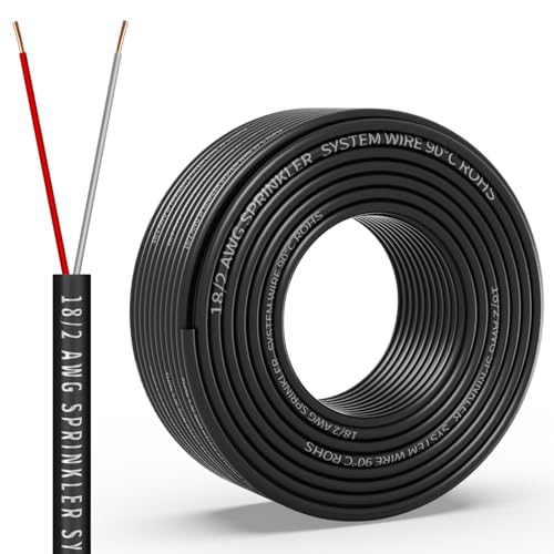18/2 Solid Sprinkler System Wire 150ft, 18 Gauge Irrigation Wires - size: 18/2, 150Ft