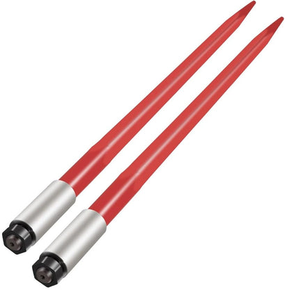 Replacement for 2pcs Hay Bale Spear 39" 3000 lbs Capacity Spike Fork for Tractors Loaders OEM