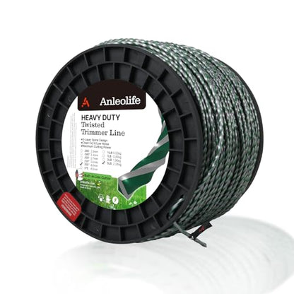 Anleolife .155" 3-Layer Twisted Heavy Duty Trimmer Line, 759ft 5 lb - color: 5-lb Twisted .155