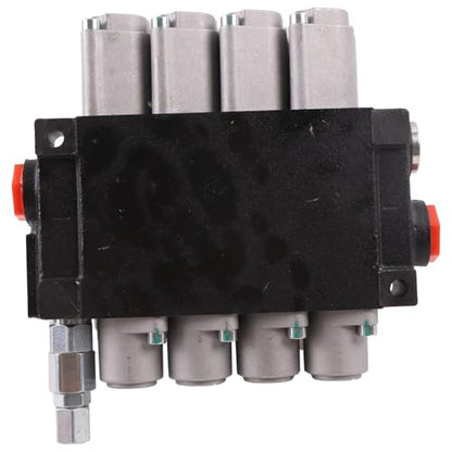 Solarhome 4 Spool 11GPM Hydraulic Directional Control Valve Double Acting Cylinder BSPP 17MPa Open