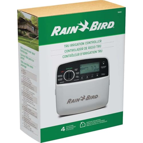Rain Bird TRU4I Program-Based Indoor Irrigation Controller/Timer, WiFi Ready, 4-Zone/Station - style: Indoor