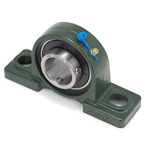 XIKE 2 Pcs UCP207 Bore 35 mm Pillow Block Mounted Ball Bearings. - size: UCP207 Bore 1-3/8"
