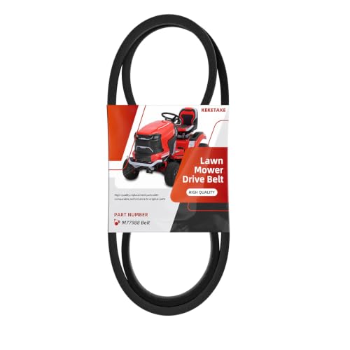 M77988 Drive Belt 1/2" x 60" for John Deere 44" & 48" Deck Mowers - color: M77988