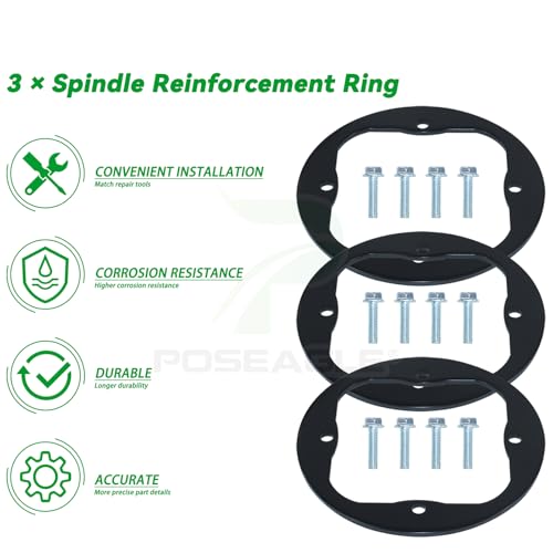 [Upgraded 3 Pack High-Strength Deck Spindle Reinforcement Rings - color: A05 3xMTD Deck Spindle Reinforcement Rings