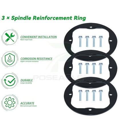[Upgraded 3 Pack High-Strength Deck Spindle Reinforcement Rings - color: A05 3xMTD Deck Spindle Reinforcement Rings