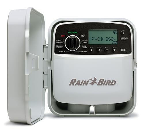 Rain Bird TRU8O Program-Based Indoor/Outdoor Irrigation Controller/Timer, WiFi Ready, 8-Zone/Station - style: Indoor/Outdoor