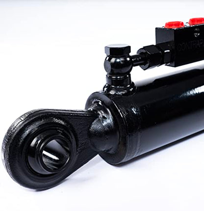 Hydraulic Top Link Cat. 2 +2 with Hook 18 7/8” - 25 3/16” Locking Block Hoses Stroke 6-5/16”