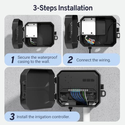 Outdoor Case for HiOazo 4Zones 6Zones Sprinkler Controller - color: Gray