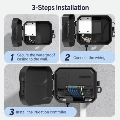 Outdoor Case for HiOazo 4Zones 6Zones Sprinkler Controller - color: Gray