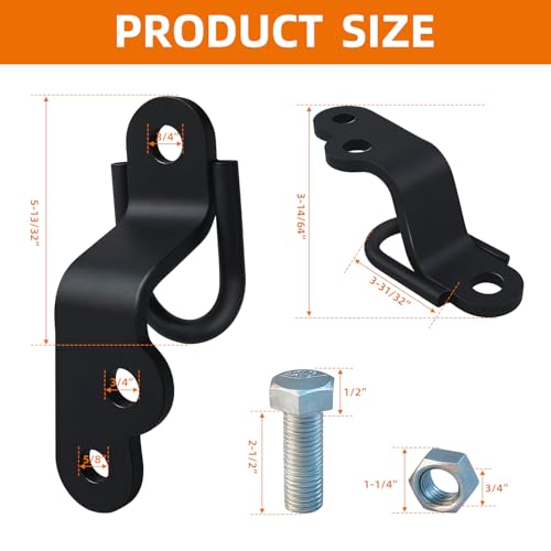 lifgarfe Three-Way Receiver Hitch Lawn Mover Hitch Attachments Fit for ATV/UTV