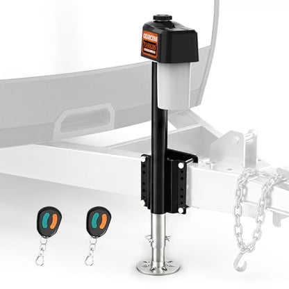 Electric Trailer Jack 7500LBS, Heavy Duty Side Mount Electric Tongue Jack - size: Electric Trailer Jack Side Mount