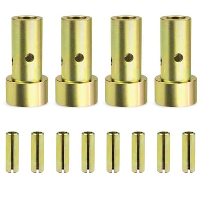 Quick Hitch Adapter Bushings Kits Compatible with Category I 3-Point Tractors Quick Hitch System 4PCS - size: 4PCS