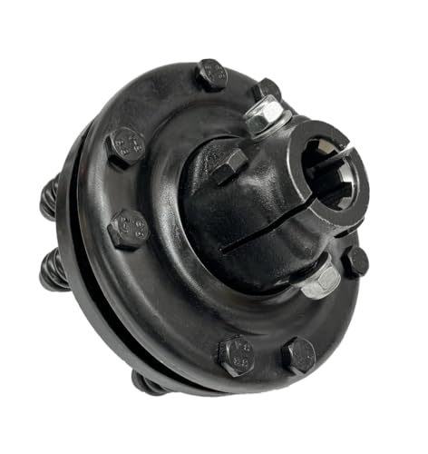 PTO Slip Clutch, 1-3/8 x 6 Quick-Connect by 1-1/4 Round with 3/8" Through-Hole