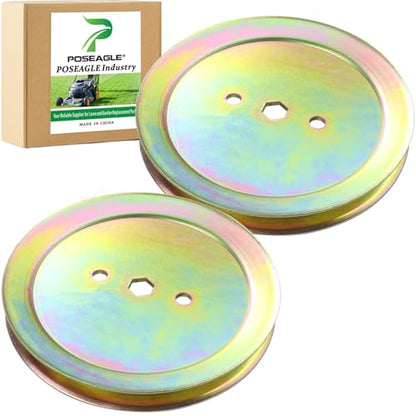 2 Pack GX20367 Pulley for John Deere 42" L110 D110 D105 Tractors - color: A18 2xGX20367 Spindle Pulley