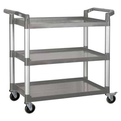 Winco 40 3/4" Gray Heavy-Duty Utility Cart - size: 40" x 19.5", style: Utility