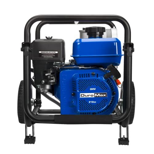 DuroMax XP650WX 212cc 220-Gpm 3-Inch Dual-Fuel Portable Semi-Trash Water Pump - style: 264-GPM 3-Inch Dual Fuel Pump