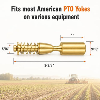 Power Take Off Pin Quick Release for Tractor Yoke, 2 Pcs, Classic