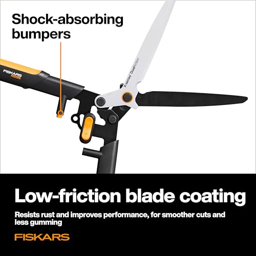Fiskars 25" DualAction Hedge Shears, 2-in-1 Fast or Powerful Trimming - style: 25" 2-in-1