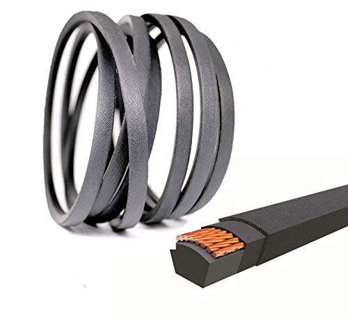 Lawn Mower Replacement Belt 1/2" x 54.39" for Hustler 604858 - size: 1/2" x 54.39"