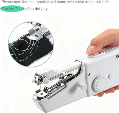 Handheld Sewing Machine, Mini Sewing Machine with Sewing Accessories, Electric Portable Stitch Tool for Beginners, DIY, Home