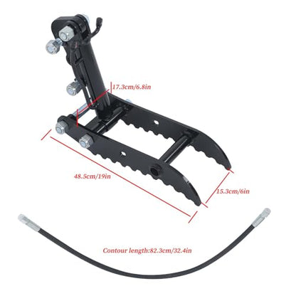 Hydraulic Thumb Clip Replacement for Small Digger Attachment Kit Mini Excavators