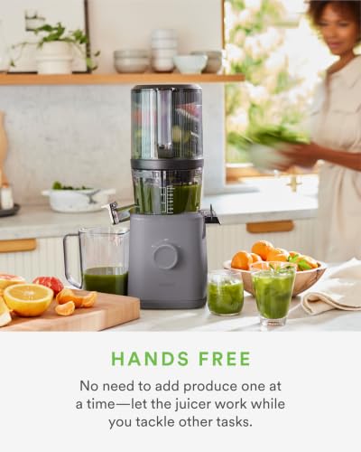 Nama J2 - Cold Press Juicer - Hands-Free - Gray - color: Gray