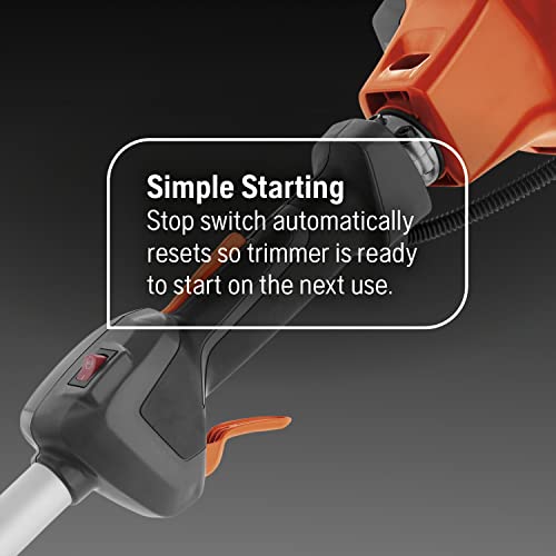 Husqvarna 130C Gas String Trimmer and Tap N' Go Trimmer Head, Outdoor Tools