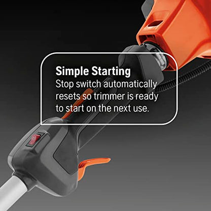 Husqvarna 130C Gas String Trimmer and Tap N' Go Trimmer Head, Outdoor Tools