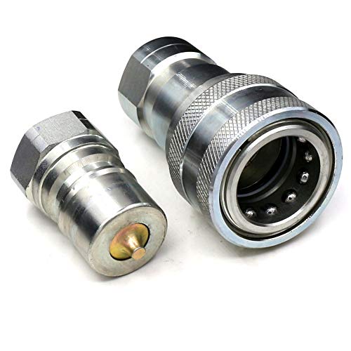 Hydraulic Coupler,CEKER 3/4" NPT ISO 7241-B Quick Connect and Disconnect Tractor Hydraulic Coupling - size: ISO 7241-B 3/4" NPT