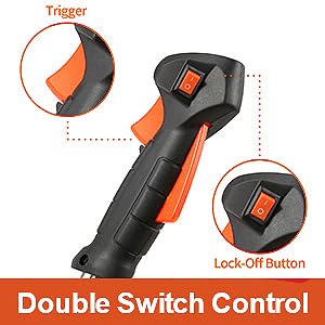 4 in 1 String Trimmer,58CC Gas Powered Weed Eater, Orange - color: Orange
